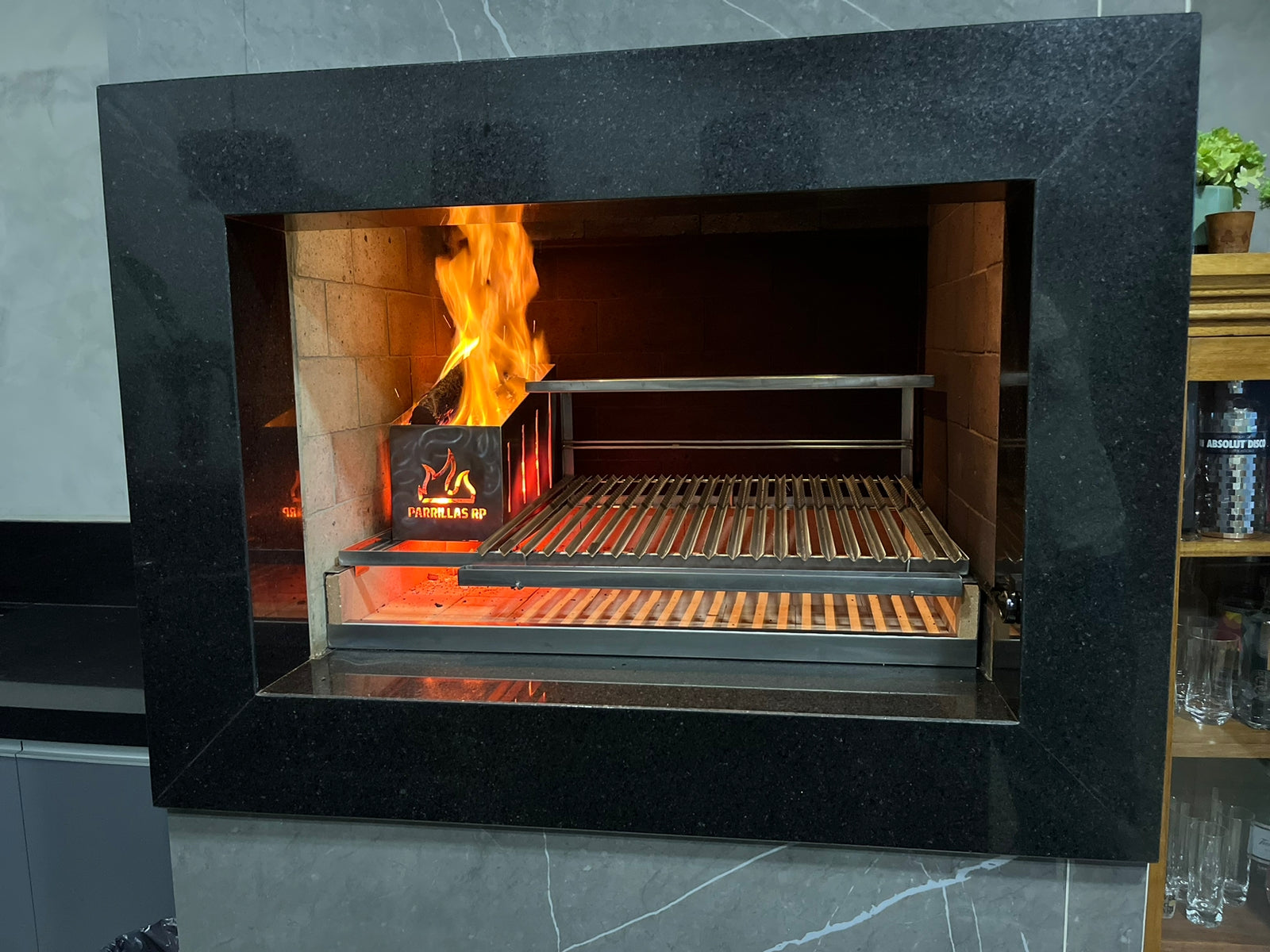 Churrasqueira Parrilla Argentina 2 Grelhas para Bancada Platinum (Orçamento)