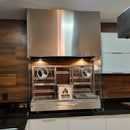 Churrasqueira Parrilla Argentina e Uruguaia de Elevação para Bancada com Firebox Central (Orçamento)