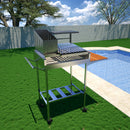 Churrasqueira Parrilla Argentina Portátil em Inox com 2 Grelhas Platinum (Orçamento)