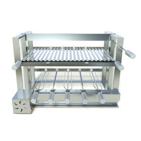 Churrasqueira Gira Grill com motor e sistema de elevação (Orçamento)
