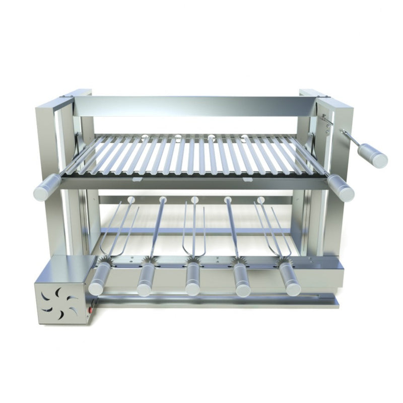 Churrasqueira Gira Grill com motor e sistema de elevação (Orçamento)