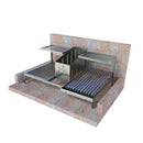 Churrasqueira Parrillera Argentina e Uruguaia para Alvenaria Própria 4 Grelhas Platinum (Orçamento)