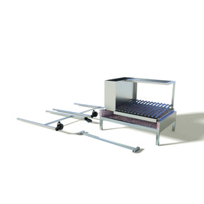 Churrasqueira Parrilla Argentina Móvel Inox Portátil (Orçamento)