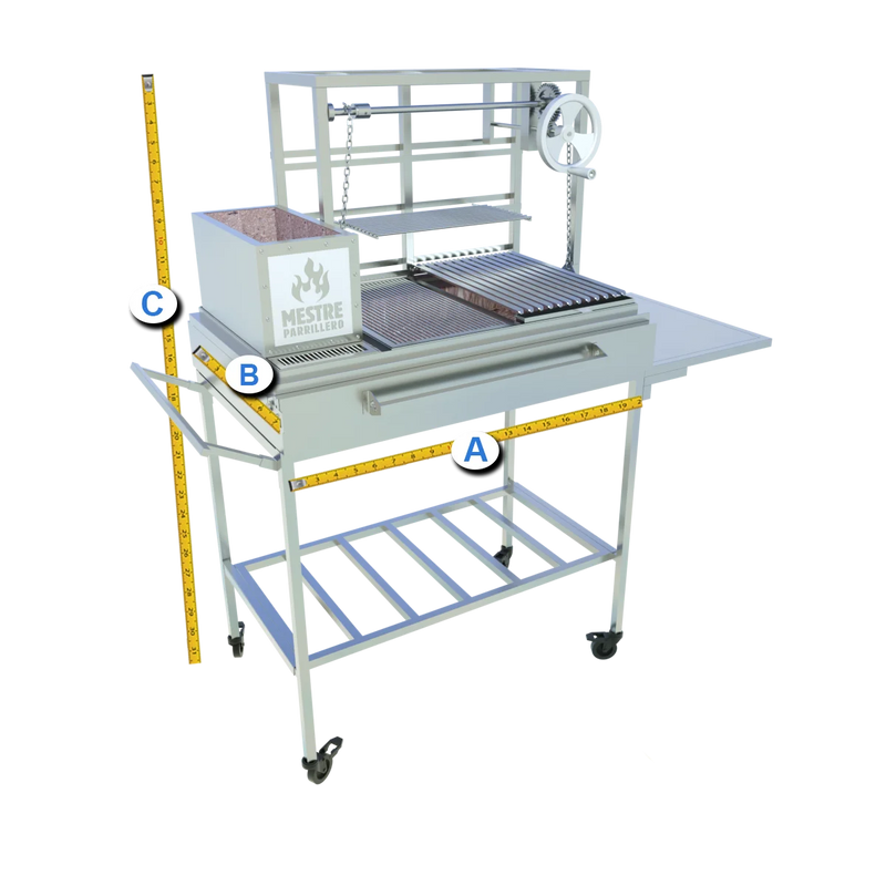 Churrasqueira Parrilla Portátil com Elevação Mestre Parrillero (Orçamento)