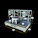 Churrasqueira Parrilla Argentina e Uruguaia de Elevação para Bancada com Firebox Central (Orçamento)