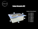 Kit churrasqueira parrilla Argentina e Uruguaia + caixa braseiro modelo Prime Pro M2