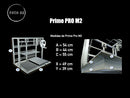 Kit churrasqueira parrilla Argentina e Uruguaia + caixa braseiro modelo Prime Pro M2