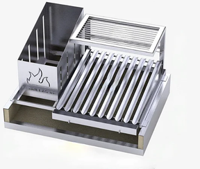 Churrasqueira Parrilla Argentina 2 Grelhas para Bancada Platinum (Orçamento)